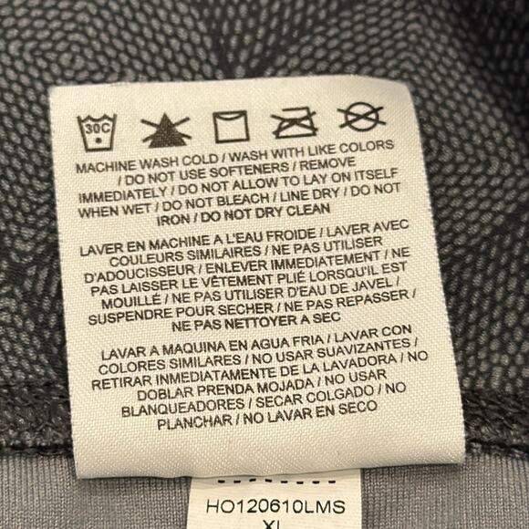 Nike Women's Dri-FIT Poly Print Capri Tights Gray Size XL - Picture 11 of 11